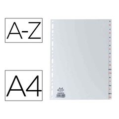 Separador alfabético Elba A4 gris