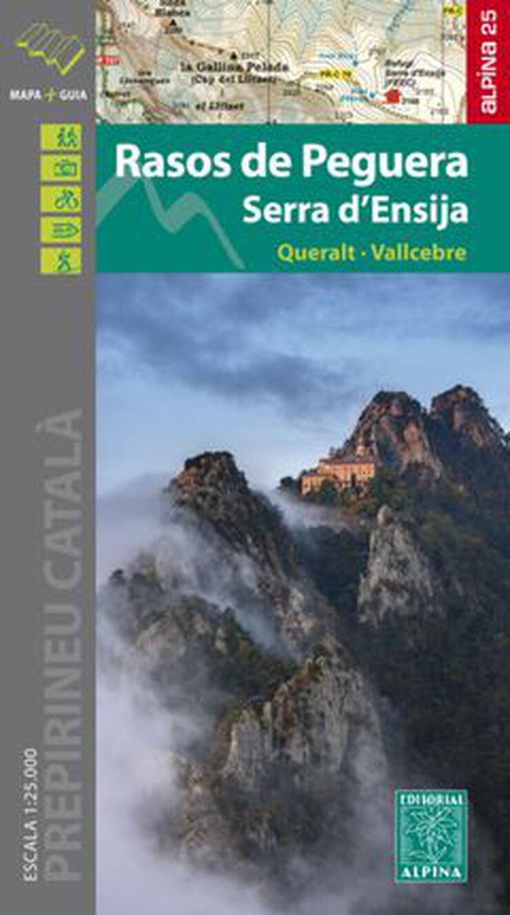 Rasos de Peguera - Serra d’Ensija 1: 25.000