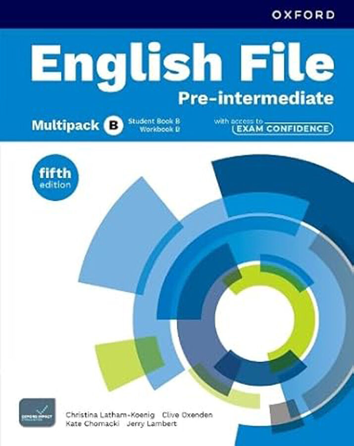 English File fifth edition Pre-Intermediate Student Book & Workbook with access to Exam Confidence multi-pack B