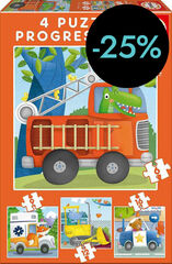 Puzle vehículos de rescate