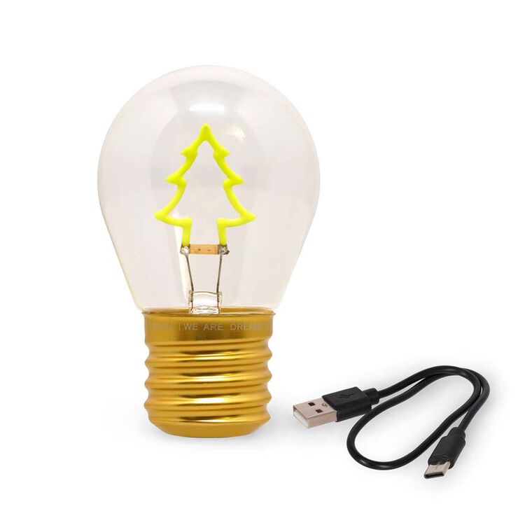 Lámpara Bombilla Legami Árbol Navidad
