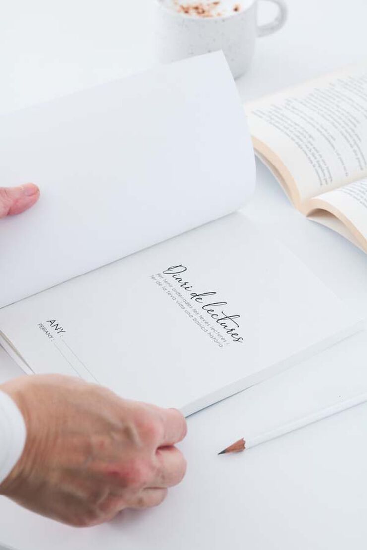 Diario de Lecturas adulto Drapets Flores Roses