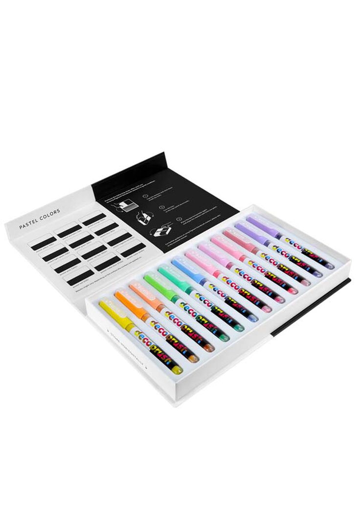 Retoladors Karin Brushmarker Pigment Decobrush pastel 12 colors