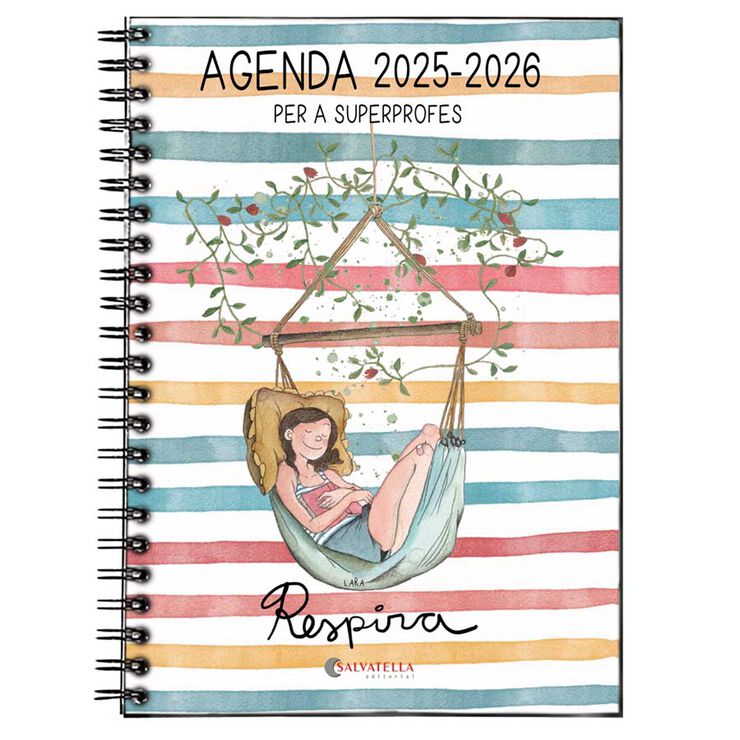 Agenda escolar Salvatella 2025-26 A4 sem/vista per a  Superprofes
