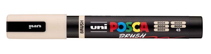 Marcador Posca PC-5BR pincel 1-4mm beige