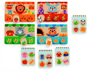 Juego de memoria Djeco Memo-Loto Shop