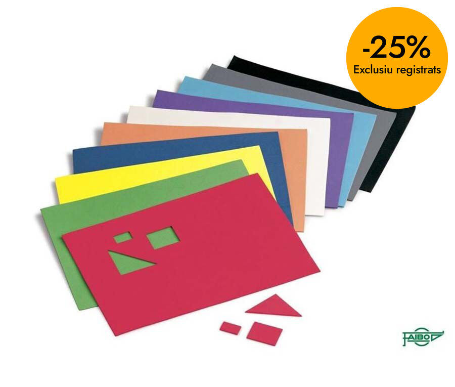 Plancha goma Eva Faibo 30x20x0,2 10 colores