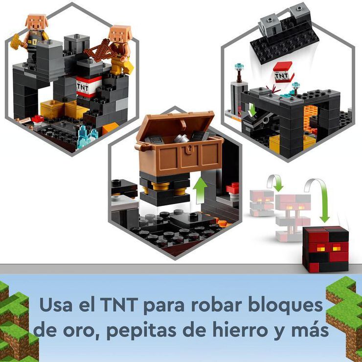 LEGO® Minecraft El Bastió del Nether 21185