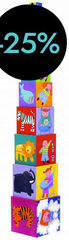 10 Cubs Apilables divertits Djeco