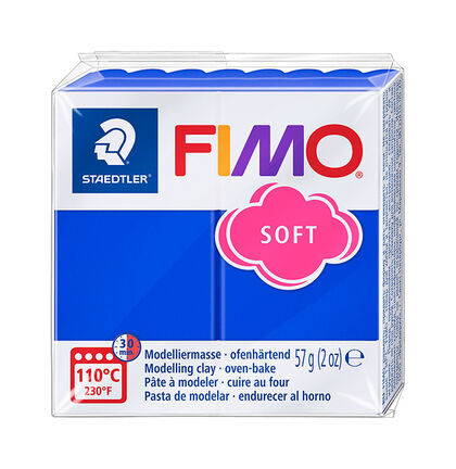 Pasta modelar FIMO Soft Blau brillant 57 g