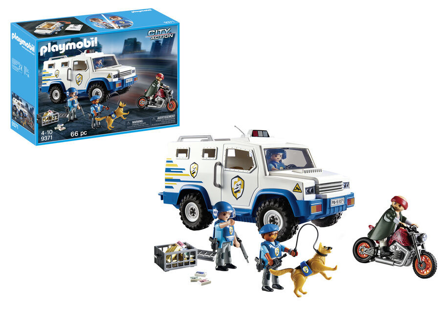 playmobil city action coche policia