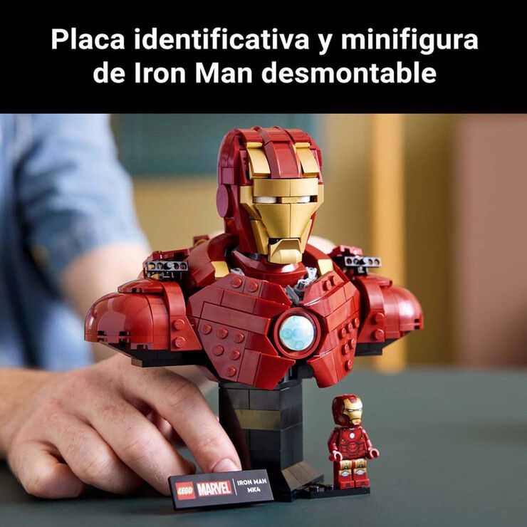 LEGO® Super Heroes Busto de Iron Man MK4 76327