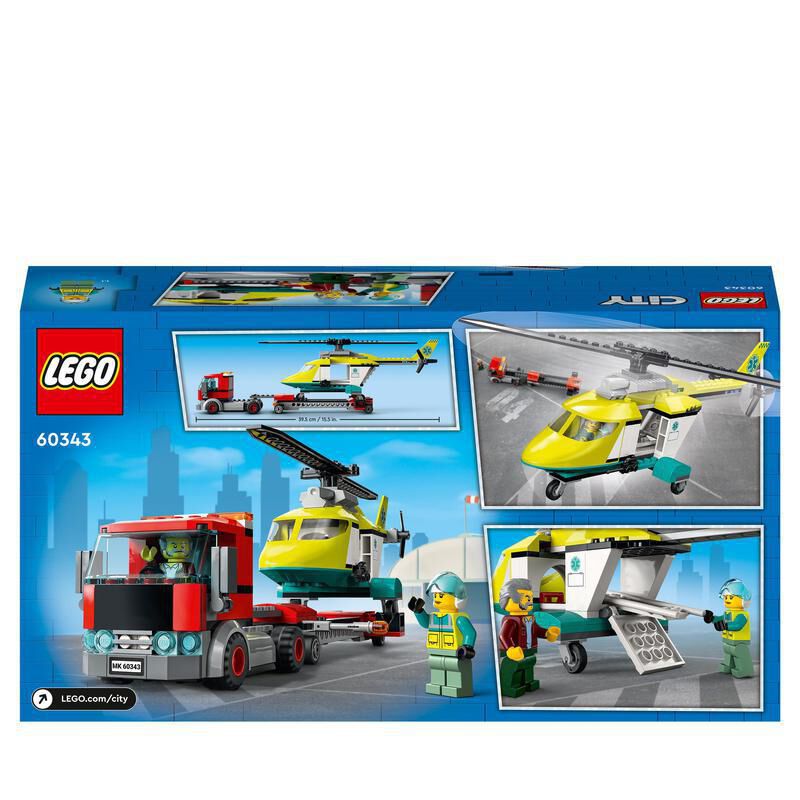 LEGO City Transporte del helic ptero de rescate 60343 Abacus Online