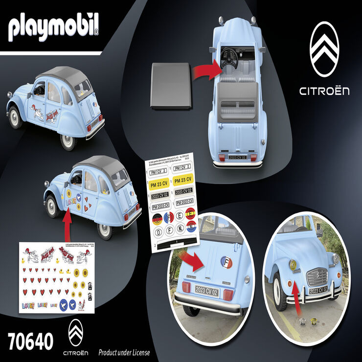 Playmobil-PLAYMOBIL CITROEN 2CV 70640(70640)