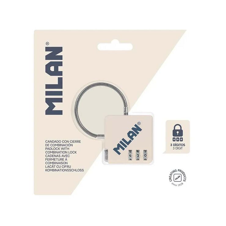 Candado Milan 430 Since1918 beige