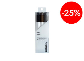 Joy Retoladors 0,4mm 3 colors (negre,marr&oacute;,gris)