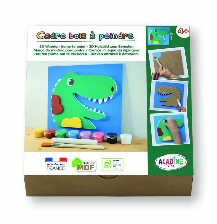 Kit Aladine Pinta Figura madera Dino