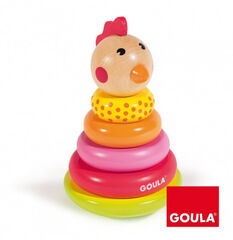 Juego apilable gallina