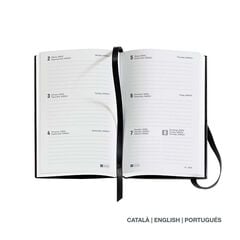 Agenda Miquelrius Passport 9x14 setm/vista català 2026 Chester negre