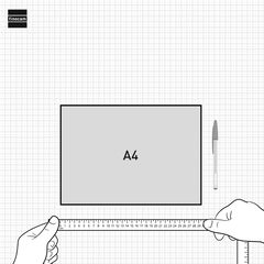 Calendario pared Finocam Escribir Grafik A4 2026 castellano