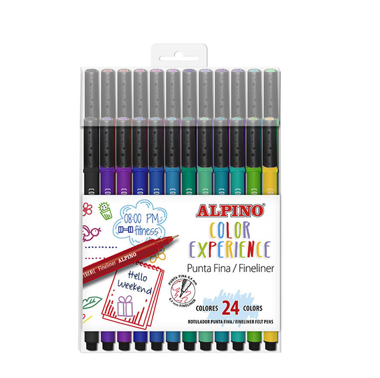 Rotuladores Fineliner Alpino Color Experience 24