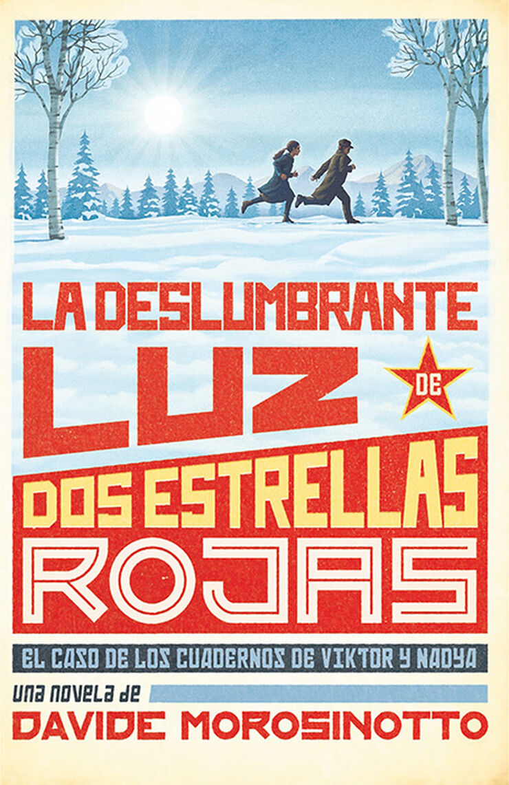 Deslumbrante luz de dos estrellas rojas