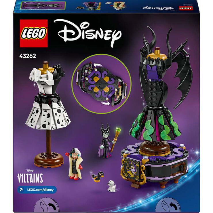 LEGO® Disney™ Trajes de Maléfica y Cruella De Vil 43262