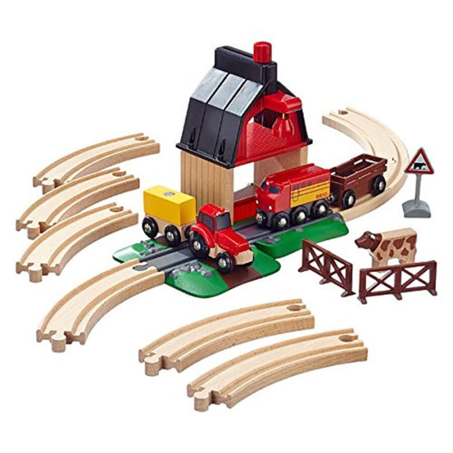 Brio Set Circuit Tren Amb Granja