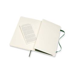 Libreta Moleskine Soft L Verde Liso