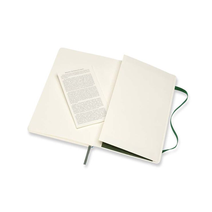 Libreta Moleskine Soft L Verde Liso