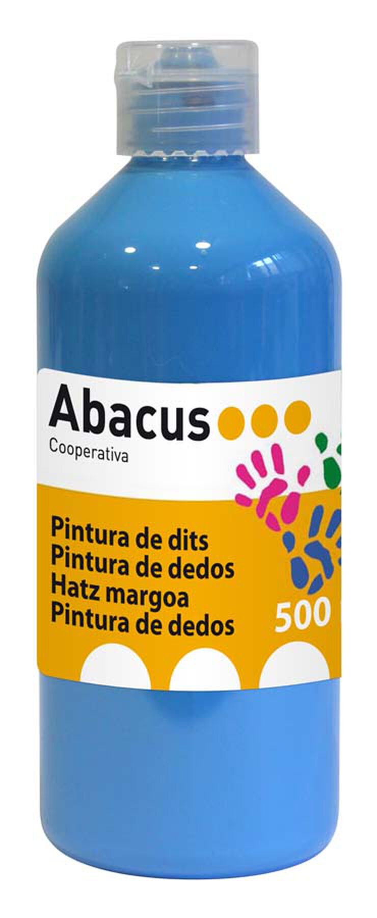 Pintura de dedos Abacus 500 ml azul claro