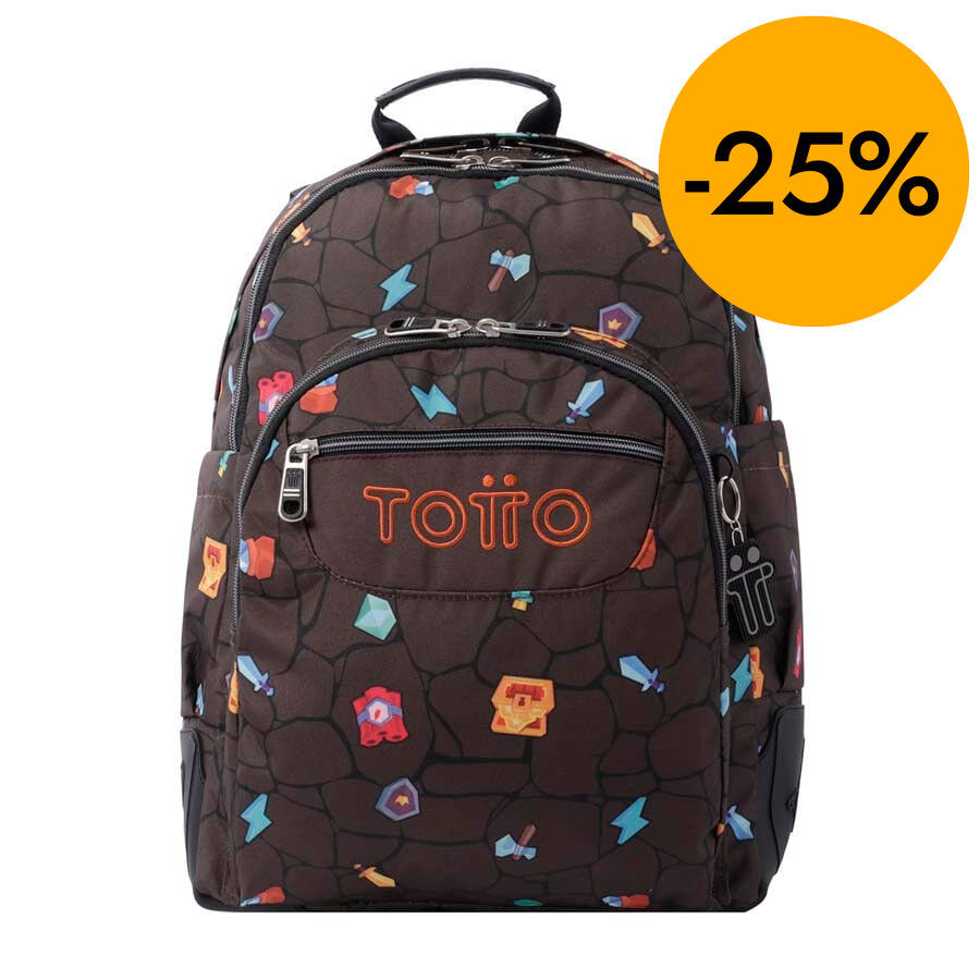 Mochila Totto Crayoles Videojuego