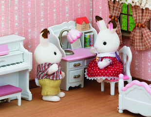 Ambientes Sylvanian Families Habitación niñas