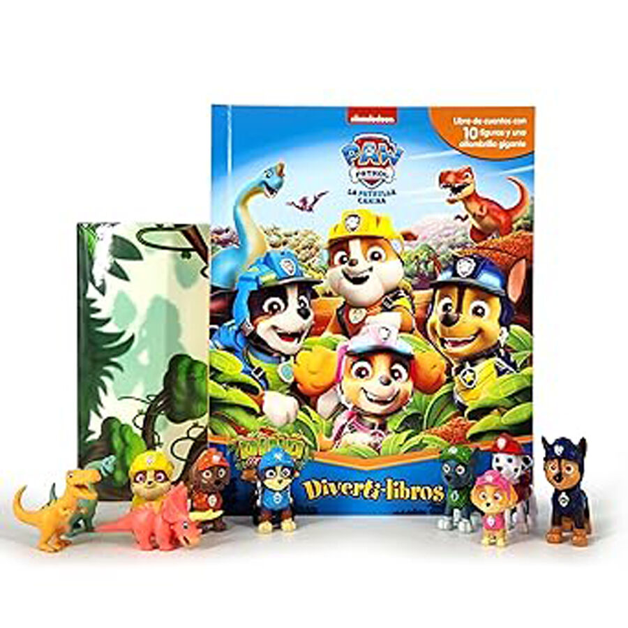 Diverti-Libros. Paw Patrol / La Patrulla Canina. Dino Rescue
