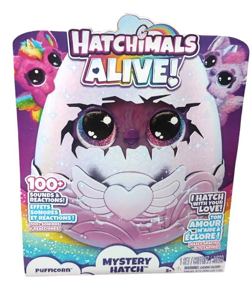 Hatchimals Alive Secret Hatch Pufficorn