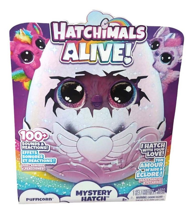Hatchimals Alive Secret Hatch Pufficorn