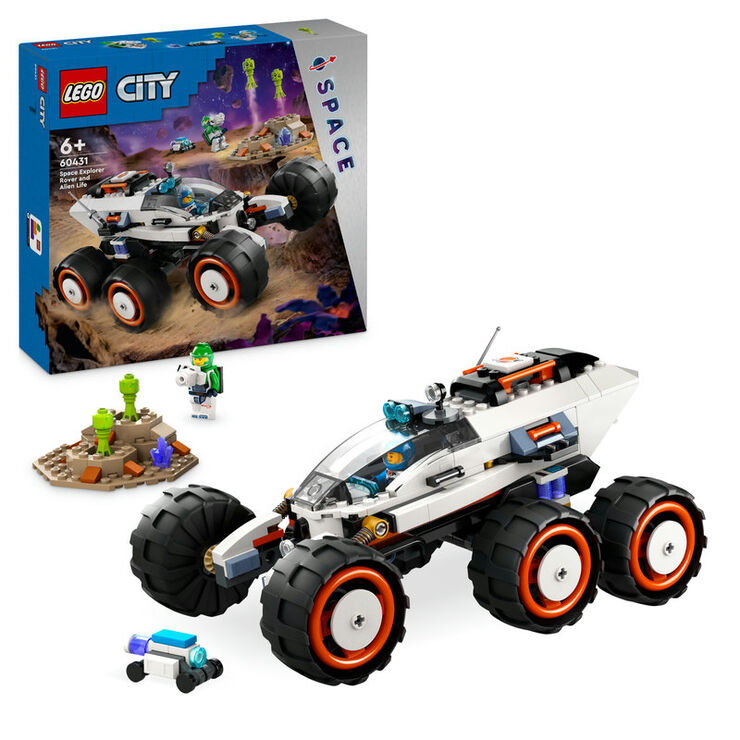 LEGO® City Róver Explorador Espacial y Vida Extraterrestre 60431