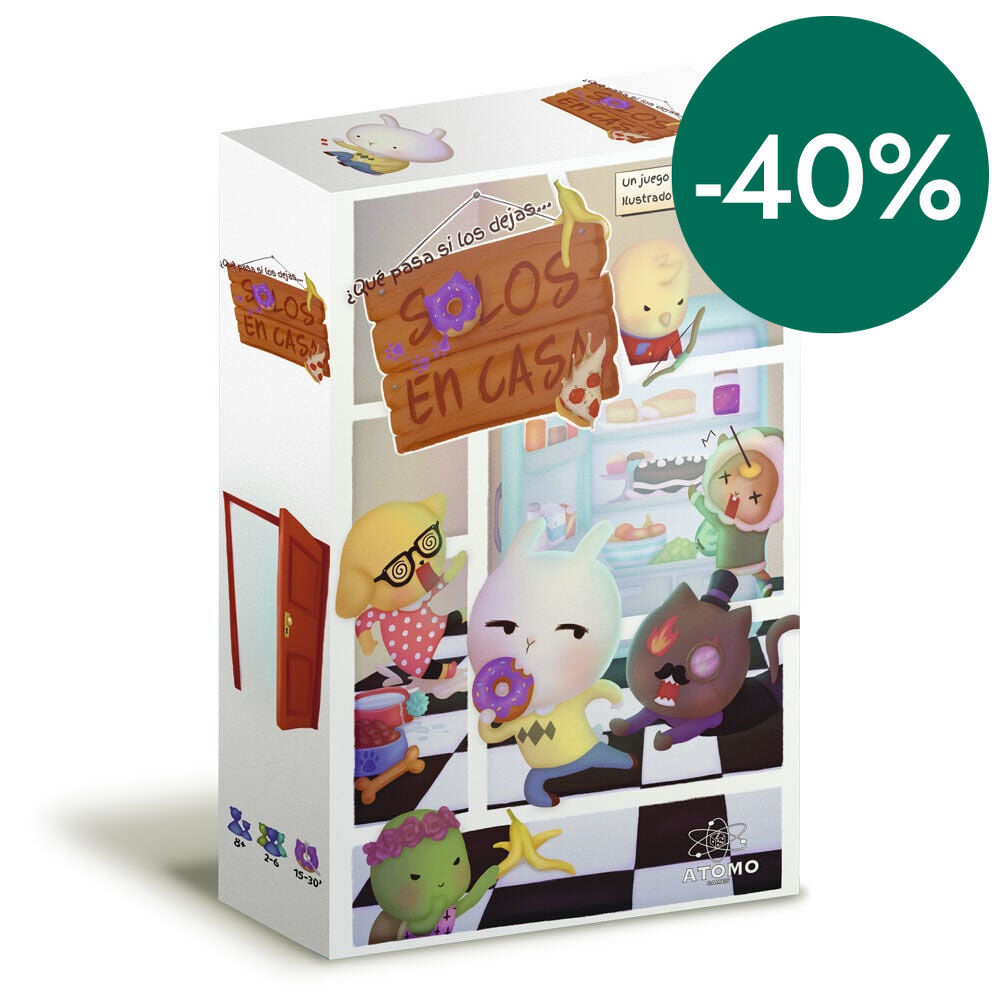 Juego Atomo Games Solos en casa