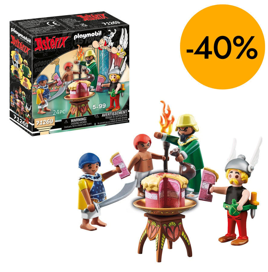 Playmobil Ast&eacute;rix Paletabis y tarta envenenada 71269
