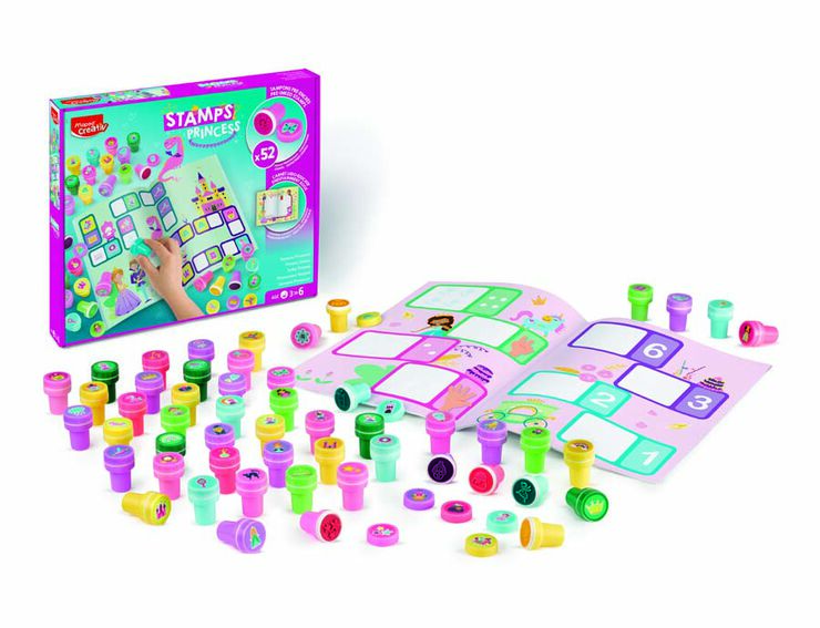 Set 52 Segells Maped Princeses