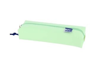 Estuche rectangular Oxford Live & Go verde menta