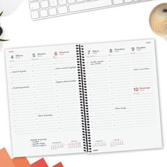 Agenda Finocam Opaque Semana Vista Vertical 2027 Catal&aacute;n Negro