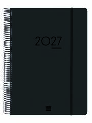 Agenda Finocam 16M Ikon E40 D&iacute;a/P&aacute;gina Multiling&uuml;e 2026-27 Negro