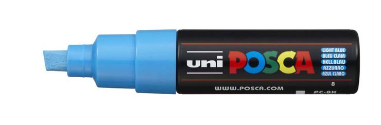 Rotulador Posca PC-8K azul claro