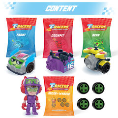 T-Racers Glow Race Car & Racer SuperThings