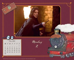 Calendari Taula mes/vista 2025 30x30cm Harry Potter