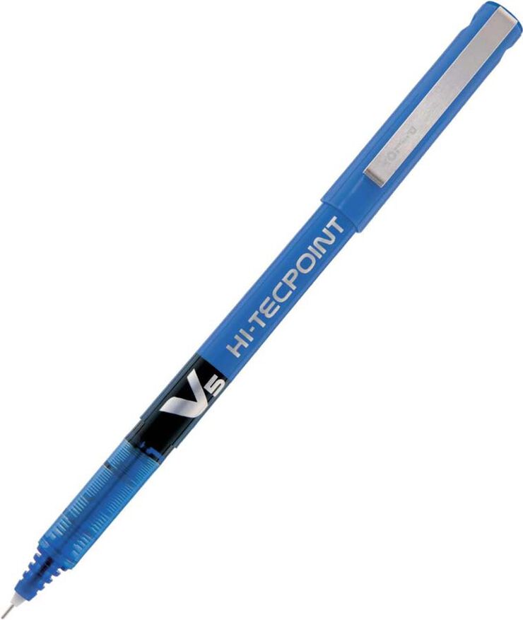 Rollers Pilot V5 Hi-Tecpoint azul 12u