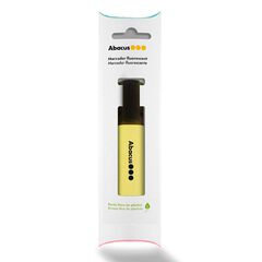 Marcador fluorescente Abacus pastel amarillo