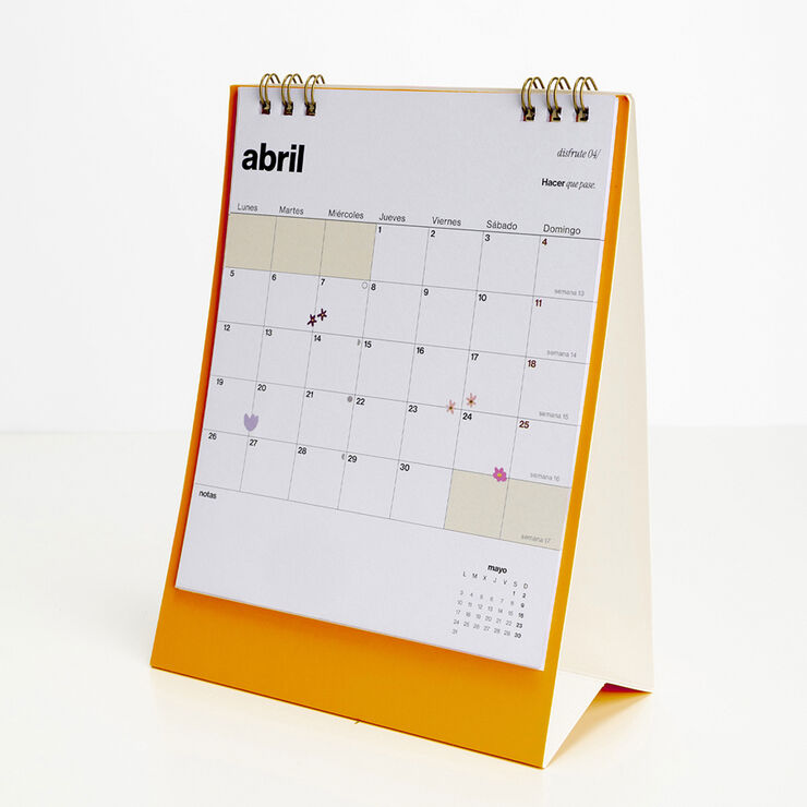 Calendario Sobremesa UO Kyoto Castellano 2027