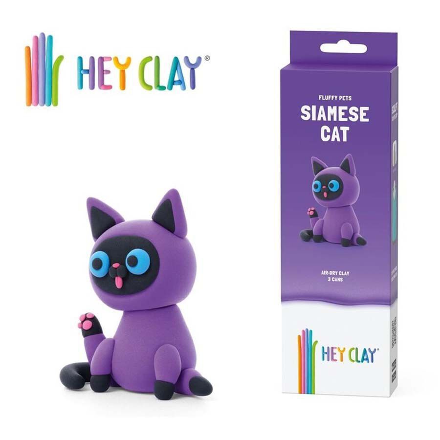 Plastilina Heyclay Gat Siam&egrave;s 3 pots